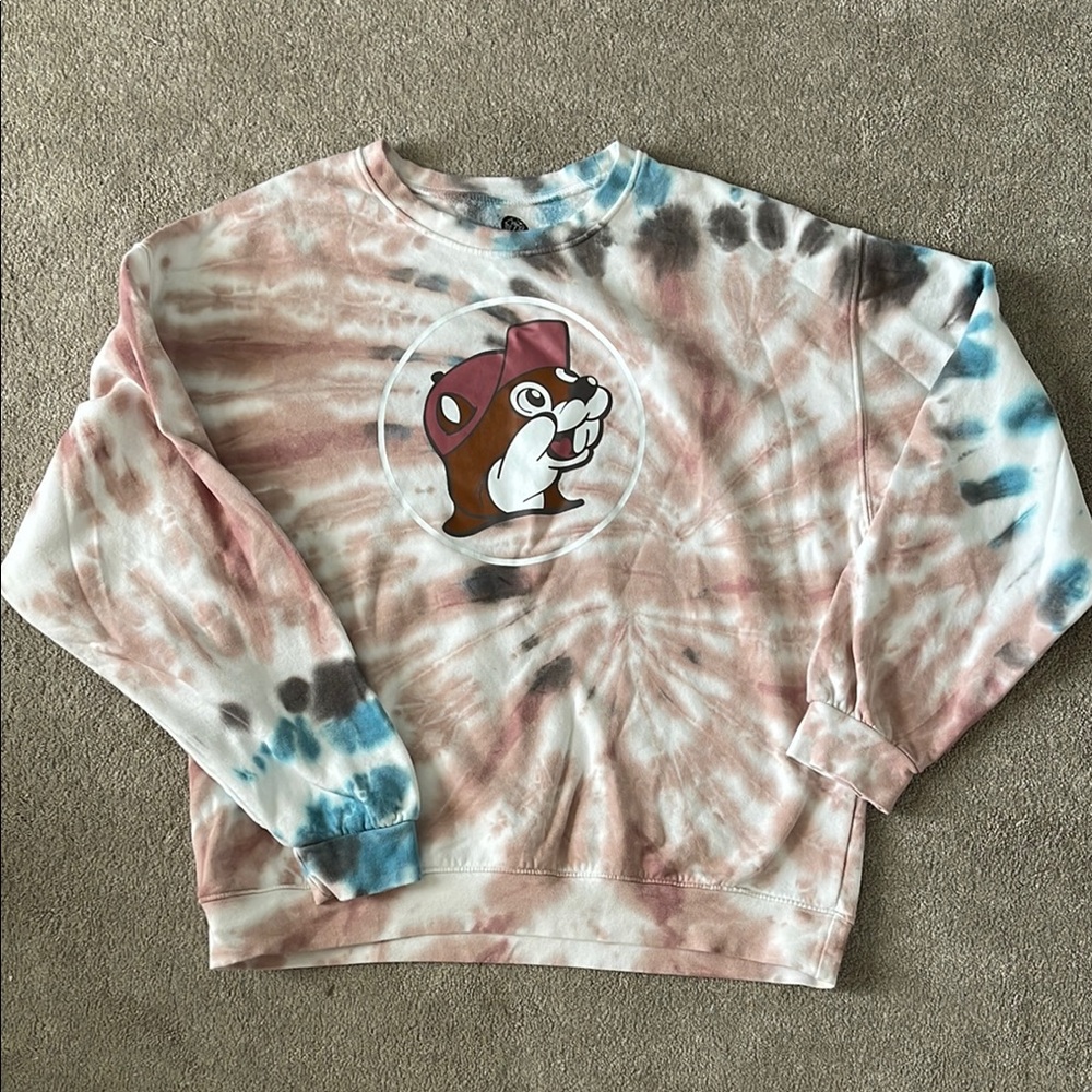 Tie-Dye Crew Neck Sweater